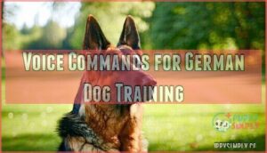 voice commands for german dog training