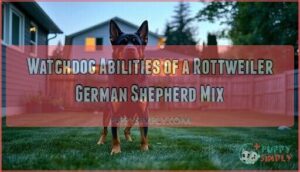 watchdog abilities of a rottweiler german shepherd mix