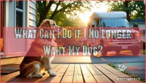 what can i do if i no longer want my dog