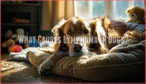 what causes lymphoma in dogs