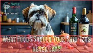 what foods should your shih tzus never eat