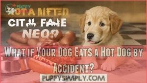 what if your dog eats a hot dog by accident