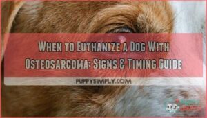 what right time euthanize dog with osteosarcoma
