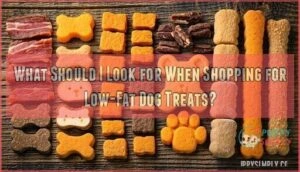 what should i look for when shopping for low-fat dog treats