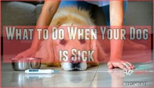 what to do when your dog is sick