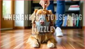 when and how to use a dog muzzle when and how to use a dog muzzle