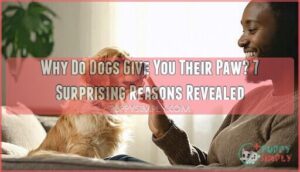 why do dogs give you their paw