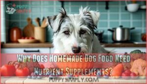 why does homemade dog food need nutrient supplements