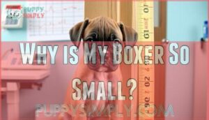 why is my boxer so small