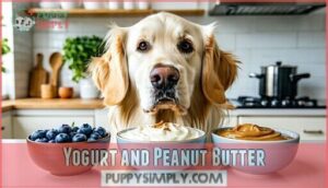 yogurt and peanut butter