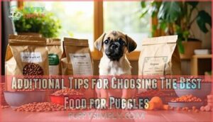 additional tips for choosing the best food for puggles