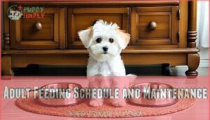 adult feeding schedule and maintenance