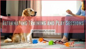alternating training and play sessions