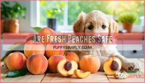 are fresh peaches safe