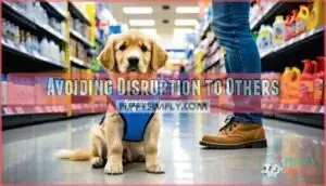 avoiding disruption to others