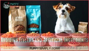 avoiding fillers and artificial ingredients