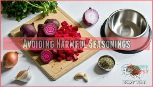 avoiding harmful seasonings