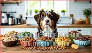 bernedoodle-specific dog food qualities to look for