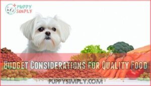 budget considerations for quality food