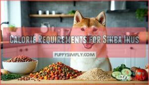 calorie requirements for shiba inus