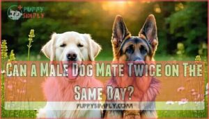 can a male dog mate twice on the same day
