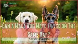 can a male dog mate twice on the same day