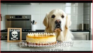 can dog eat cheesecake