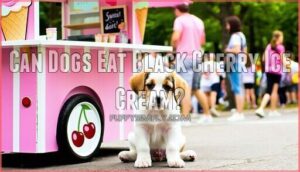 can dogs eat black cherry ice cream