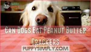 can dogs eat peanut butter crackers