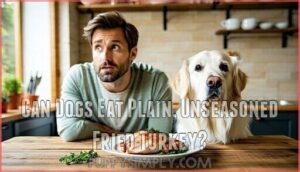 can dogs eat plain, unseasoned fried turkey