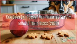 can dogs eats plums