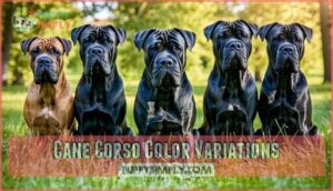 cane corso color variations