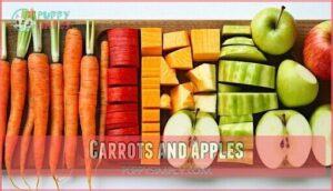 carrots and apples