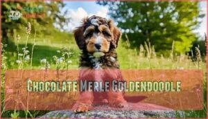 chocolate merle goldendoodle