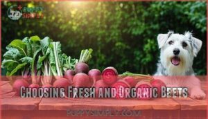 choosing fresh and organic beets