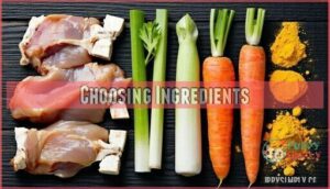 choosing ingredients