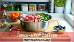 choosing raw dog food