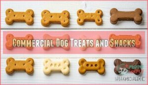 commercial dog treats and snacks