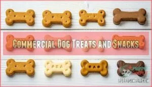 commercial dog treats and snacks