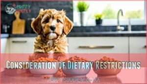 consideration of dietary restrictions