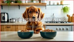 considerations for pet parents
