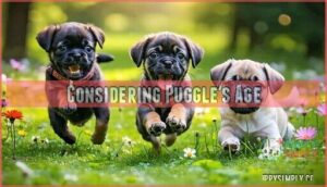 considering puggle's age