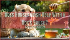 does horseradish help with a dog's cough