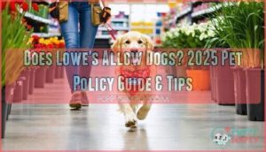 does lowes allow dogs friendly policy