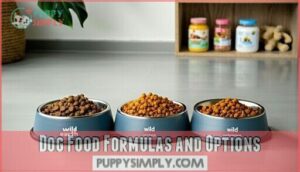 dog food formulas and options