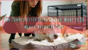 dog jumped after being spayed dog jumped after being spayed