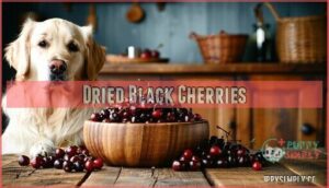 dried black cherries