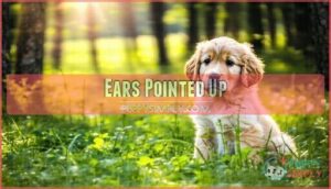 ears pointed up