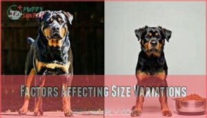 factors affecting size variations