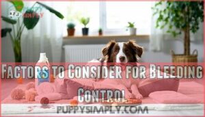 factors to consider for bleeding control
